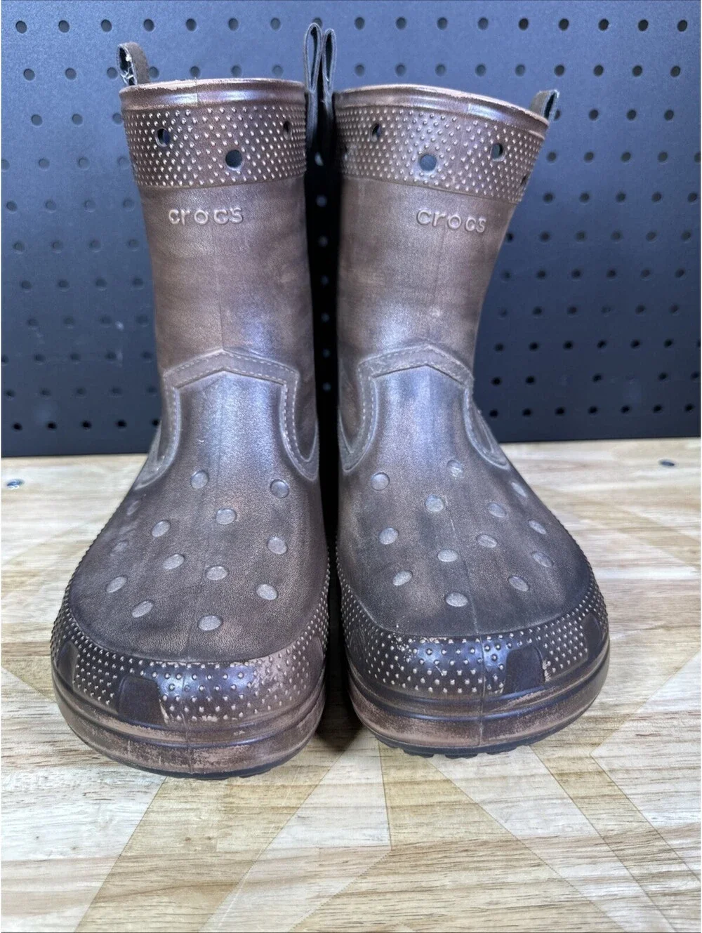 Huckberry x Crocs Classic Western Boot Brown Size M 12
